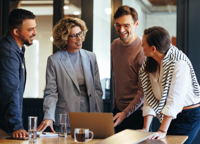 People working with vividcloud